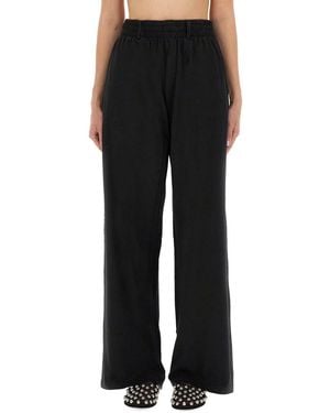 Alexander Wang Jersey Sport Trousers - Black
