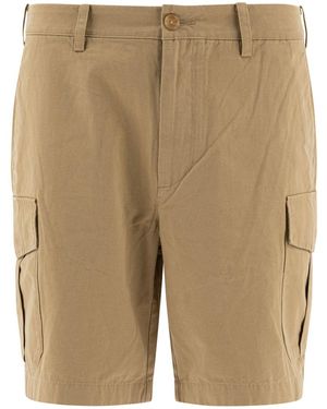 Vince Cotton And Linen Cargo Shorts - Natural