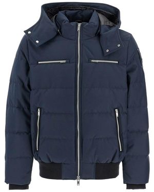Moose Knuckles 'Cloud Hooded Down Jacket - Blue