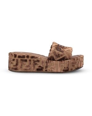 Fendi Sandals - Brown