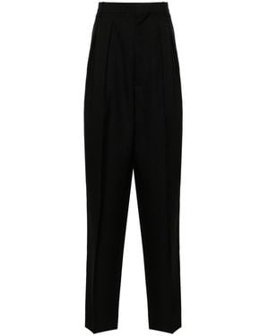 Random Identities Pleated Tapered Trouser - Black
