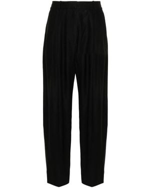 Studio Nicholson Wool Wide Leg Pants - Black