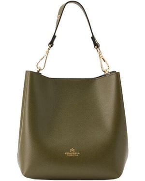 CUOIERIA FIORENTINA Alice Small Bucket Bags - Green