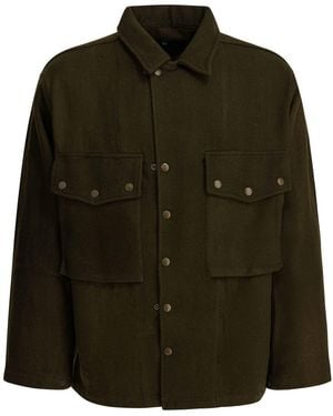 Needles Wool Overshirt Jacket - Green