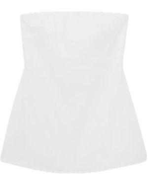 Rohe Sculptural Cotton Top - White