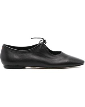 Aeyde Della Nappa Leather Shoes - Black