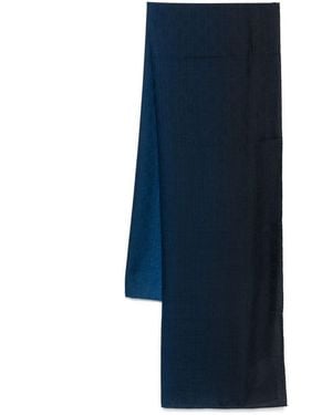 Gucci Gg Wool Scarf - Blue