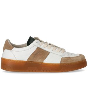 SAINT SNEAKERS Sail Club White Taupe Sneaker - Brown