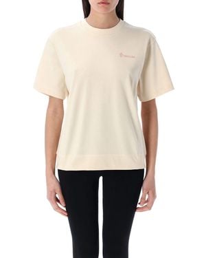 Moncler Embossed Logo T-Shirt - White