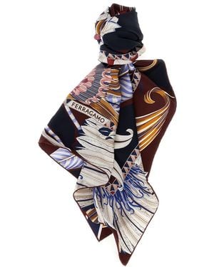 Ferragamo 'giada' Scarf - Blue