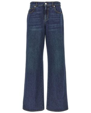 McQueen Wide-leg jeans for Women | Online Sale up to 74% off