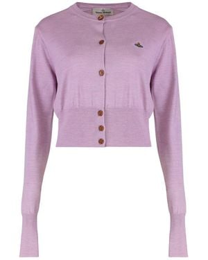Vivienne Westwood Cropped Cardigan Bea - Pink