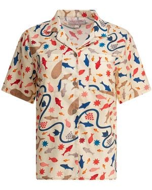 Filson W's S/S Twill Camp Shirt - White