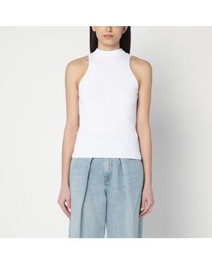 Roberto Collina Ribbed Tank Top - Blue