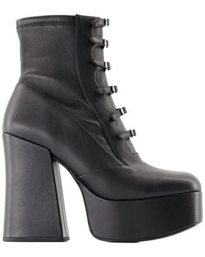 Marc Jacobs The Kiki Stretch Ankle Boots - Black