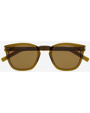 Saint Laurent Round Sunglasses - Brown