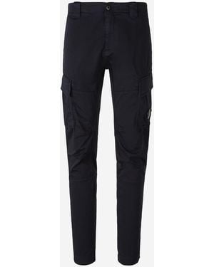 C.P. Company Satin Cargo Pants - Blue
