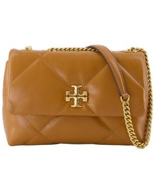 Tory Burch Kira Diamond Small Convertible Shoulder Bag - Brown