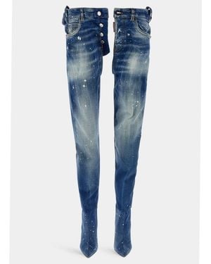 DSquared² Bettter X Capsule Boots - Blue