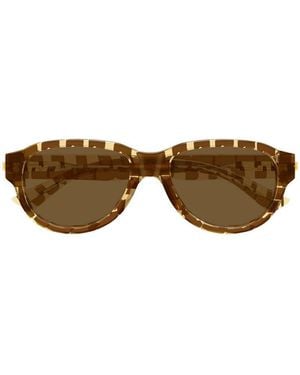 Bottega Veneta Sunglasses - Brown