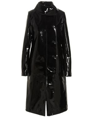 Raf Simons Vinyl Trench Coat - Black