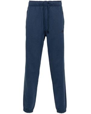 New Balance Cotton Jersey Drawstring Sweatpants - Blue