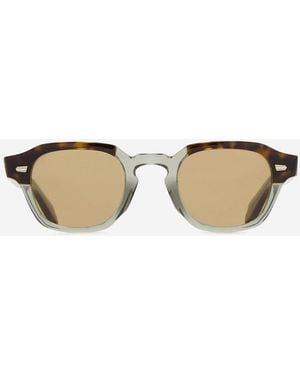 Cutler and Gross Sunglasses 1420 Round - Natural