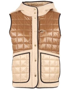 Fay Padded Vest - Natural