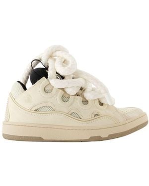 Lanvin Curb Sneakers - White