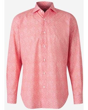 Vincenzo Di Ruggiero Floral Cotton Shirt - Pink