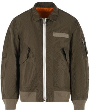 Sacai Green Nylon Jacket
