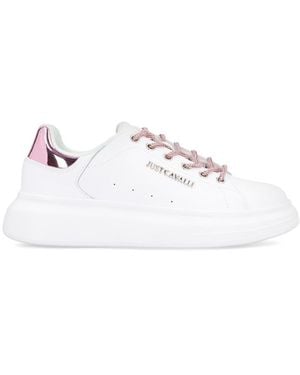 スニーカー JUST CAVALLI Woman Sneakers White 78RA3SM5ZP397 QA9 Just Cavalli Sneakers in White for Women | Roberto Cavalli®