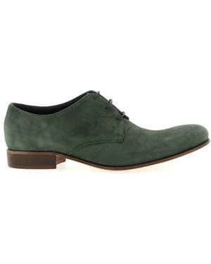 Julianne Suede Lace Up - Green