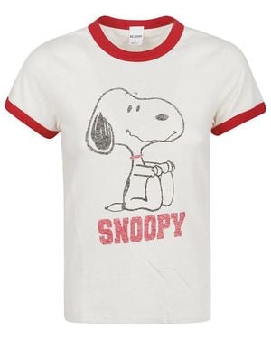 RE/DONE 60S Slim Ringer T-Shirt - White