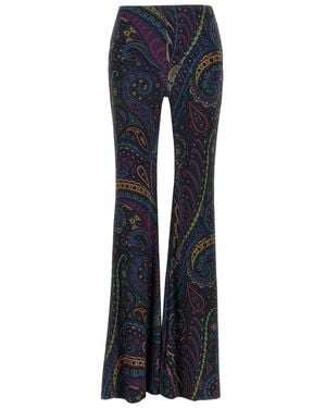 Etro Chenille Pants - Blue