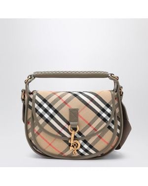 Burberry Small B Clip Messenger Bag - Metallic