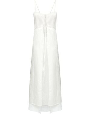 MM6 by Maison Martin Margiela Midi Dress - White