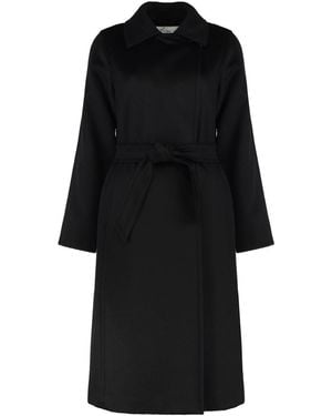 Max Mara Manuela Cashmere Coat - Black