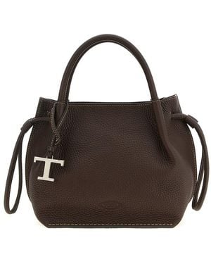 Tod's 'Buz' Small Handbag - Brown