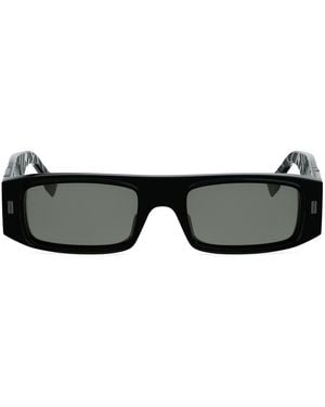 Fendi Ff Squared Sunglasses - Black