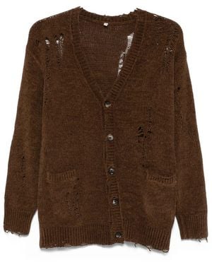 R13 Boyfriend Cardigan - Brown