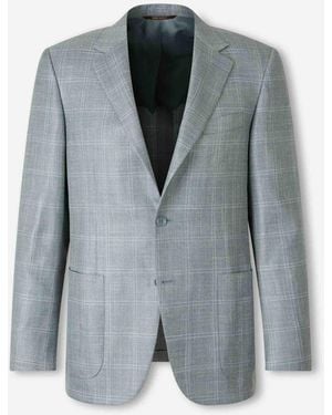 Canali American Straight Plaid - Grey