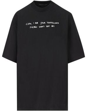 FEDERICO CINA T-Shirt And Polo Shirt - Black