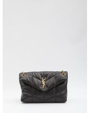 Saint Laurent Small Puffer Bag - Grey