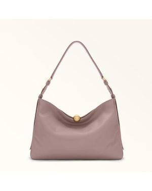 Furla Leather Shoulder Bag - Pink