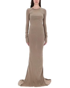 Rick Owens Long Edfu Dress - Natural