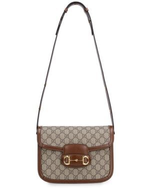 Gucci 1955 Horsebit Shoulder Bag - Natural