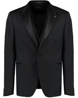 Tagliatore Wool Three-Pieces Suit - Black
