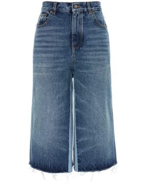 Chloé Denim Bermuda Shorts - Blue