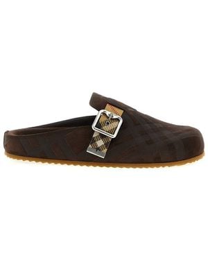 Burberry 'urchin' Sabots - Brown
